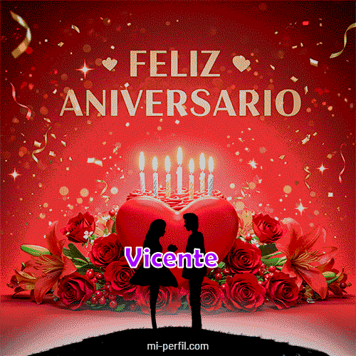 Gif de cumpleaños Vicente