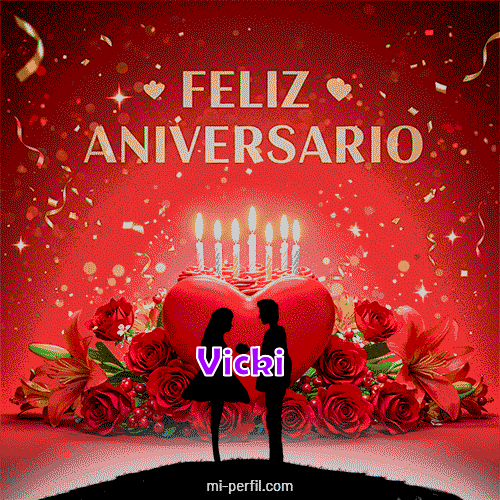 GIF Feliz Cumpleaños Feliz Aniversario 3 personalizado con su nombre