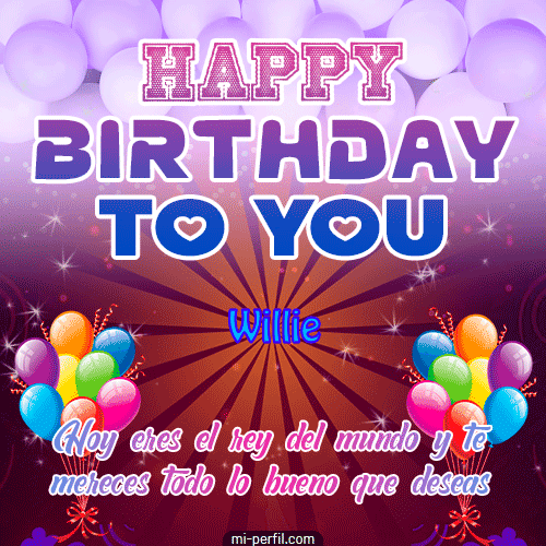 GIF Feliz Cumpleaños Happy  Birthday To You II personalizado con su nombre