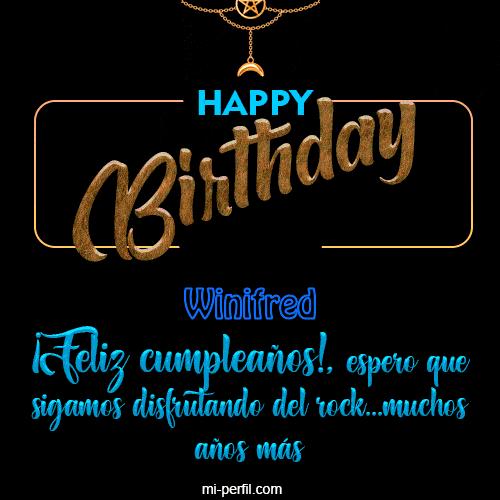GIF Feliz Cumpleaños Happy  Birthday To You personalizado con su nombre