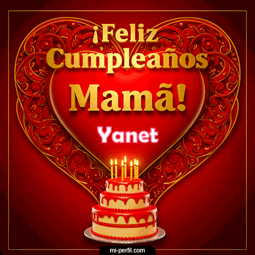 GIF Feliz Cumpleaños Feliz Cumpleaños Mamá personalizado con su nombre