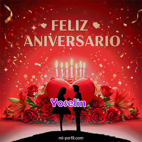 GIF Feliz Cumpleaños Feliz Aniversario 3 personalizado con su nombre