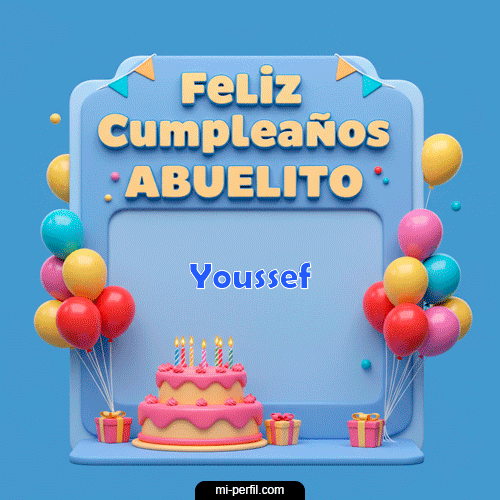 GIF Feliz Cumpleaños Feliz Cumpleaños Abuelito personalizado con su nombre