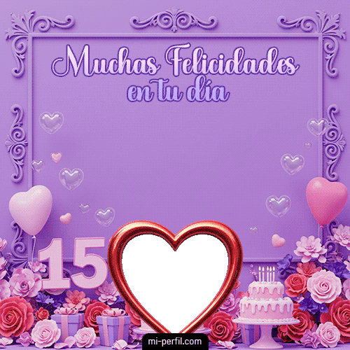 Marco ¡Mucha Felicidad en tu día!