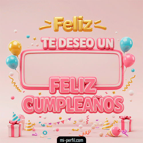 Deseo un feliz cumpleaños