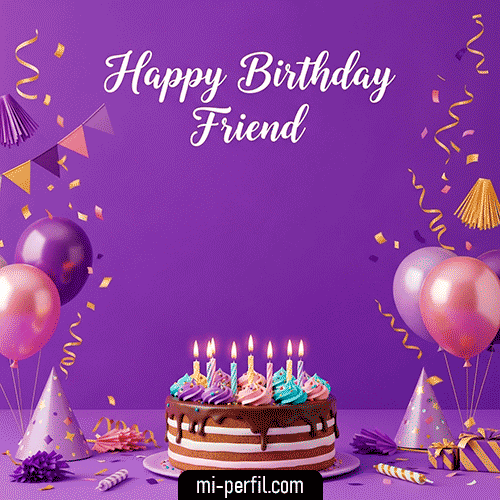 Happy BirthDay Friend I