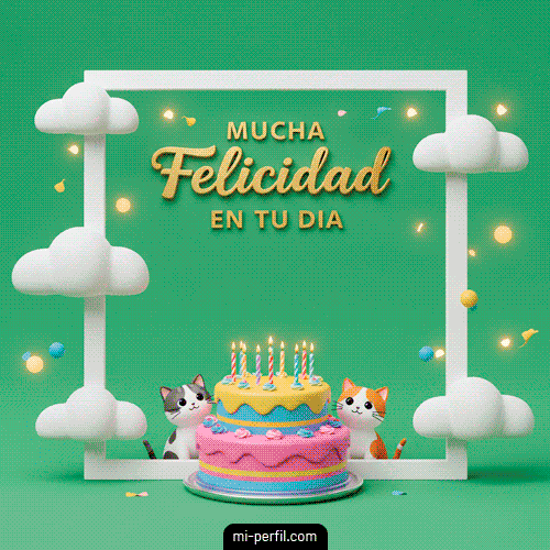 ¡Mucha Felicidad en tu día!