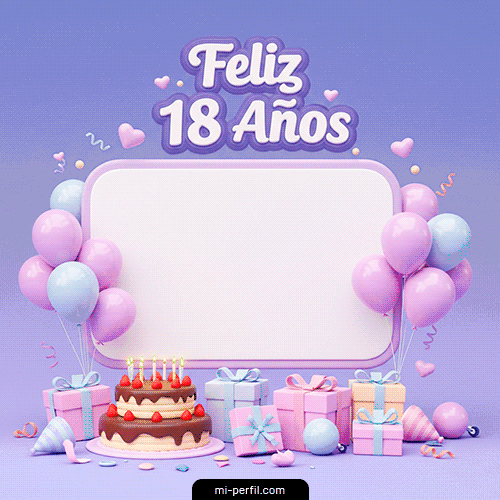Feliz 18 años